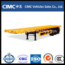 Cimc 3 Axles 40FT Flatbed Trailer with High Tention Steel
